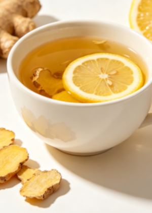 Lemon Ginger Herbal Tea