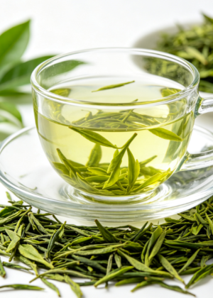 Pure Green Tea Leaves